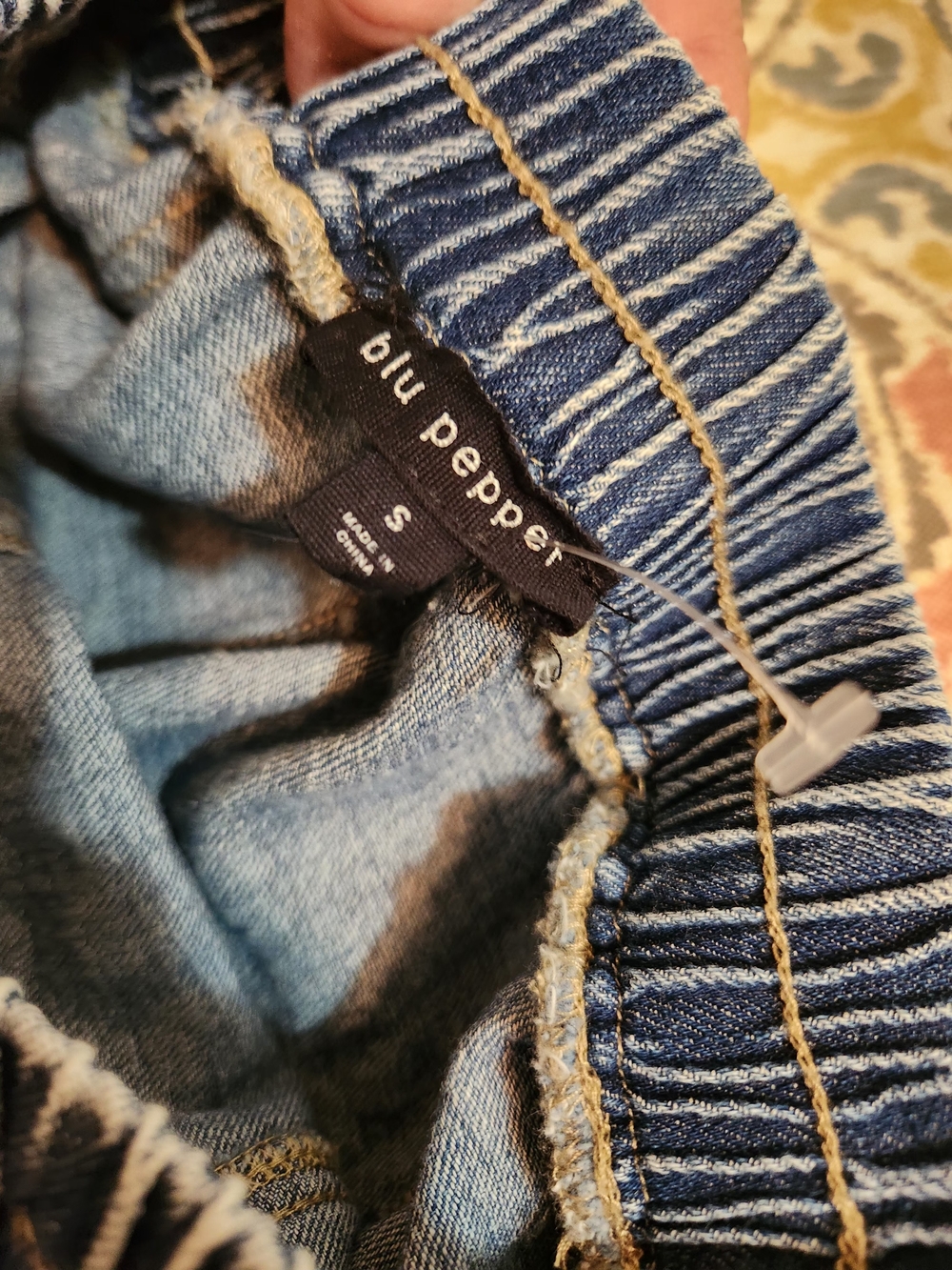 Blu Pepper- Classic Denim Flared Maxi Skirt. NWOT. - Picture 10 of 12